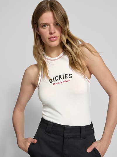 Dickies Tanktop met labelprint Ecru - 3