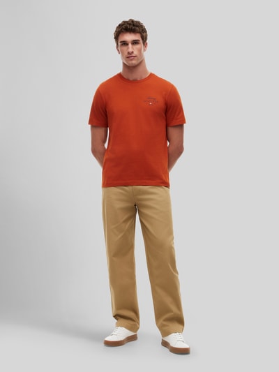 Tommy Hilfiger Regular Fit T-Shirt aus reiner Baumwolle Terra 1