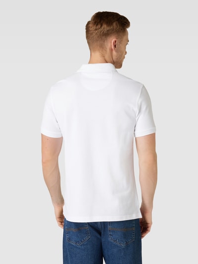 Barbour Poloshirt mit kurzer Knopfleiste Weiss 5