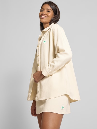 American Vintage Jeansrok met statementbadge, model 'AFAZ' Ecru - 3