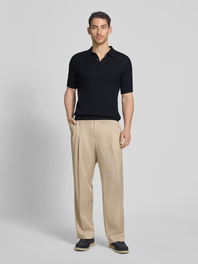 Strellson koszulka polo o kroju regular fit z czystej bawełny model 'ADRIAN-CA' Granatowy 1