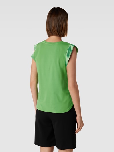 Jake*s Collection Blouseshirt met ronde hals Groen - 5