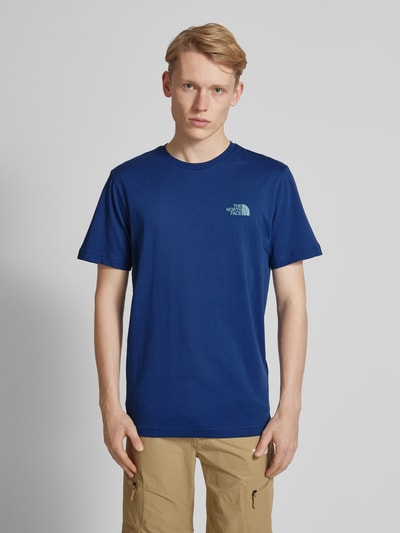 The North Face T-shirt z nadrukiem z logo Ciemnoniebieski 5