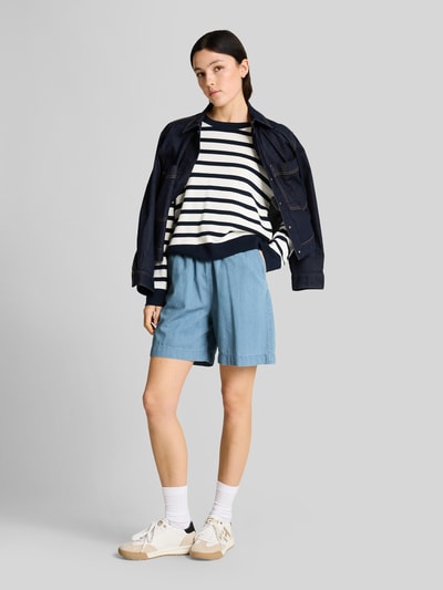 Tom Tailor Denim Loose Fit Shorts aus reiner Baumwolle Hellblau 1