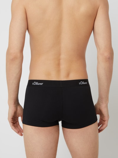 s.Oliver RED LABEL Boxershort met stretch in set van 3  Zwart - 4