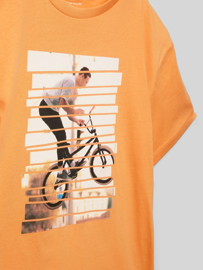 Tom Tailor T-shirt met fotoprint Oranje - 2