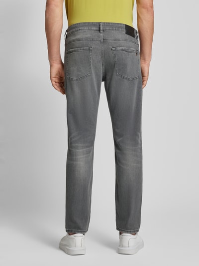 BOSS Orange Regular Fit Jeans im 5-Pocket-Design Modell 'RE.MAINE BO' Mittelgrau 5