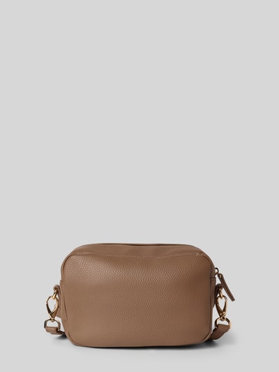VALENTINO BAGS Torba na długim pasku z aplikacją z logo model ‘Brixton’ Szarobrązowy 3
