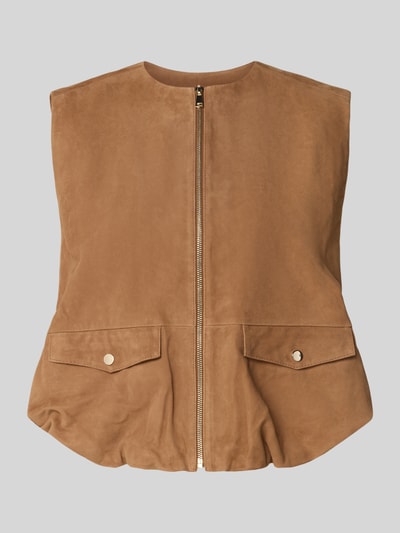 Christian Berg Woman Selection Weste mit Reißverschluss Mittelbraun 2