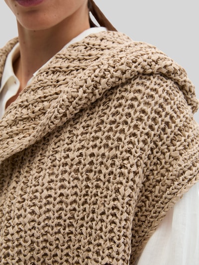 Marc O'Polo Regular Fit Strickcardigan aus Baumwoll-Mix Sand 3