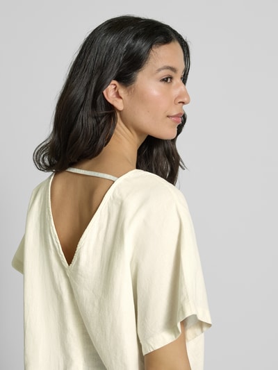 B.Young Regular Fit Leinenbluse mit Viskose-Anteil Modell 'Falakka' Ecru 3