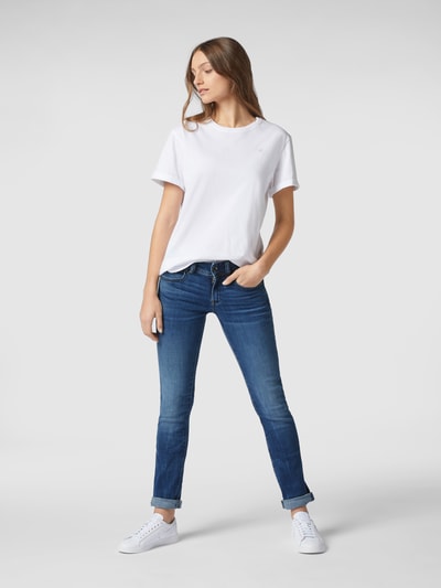 G-Star Raw Straight Fit Jeans mit Knopfriegel Jeansblau 1