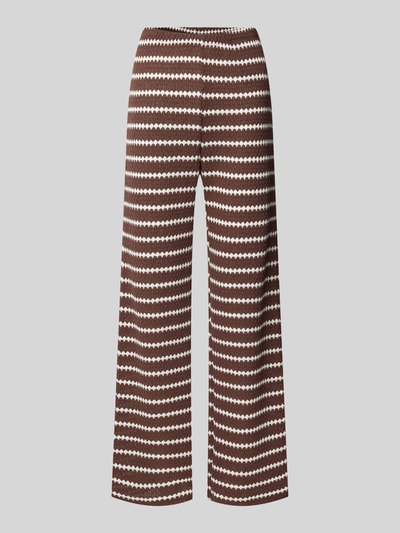 ONLY Loose Fit Stoffhose mit Baumwoll-Anteil Modell 'EVA LIFE' Schoko 2