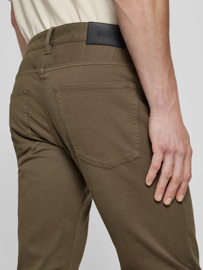 BOSS Regular Fit Hose im 5-Pocket-Design Modell 'Delaware' Beige 3