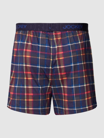 Jockey Boxershort met elastische band met label in een set van 2 stuks Koningsblauw - 3