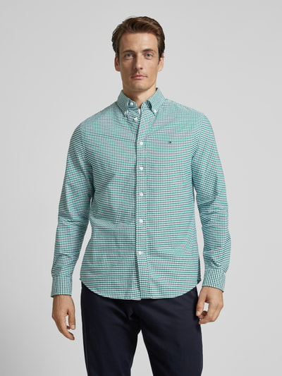 Tommy Hilfiger Regular Fit Freizeithemd mit Button-Down-Kragen Modell 'HERITAGE' Oliv 4