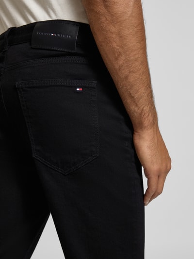 Tommy Hilfiger Slim fit jeans van katoenmix Zwart - 3