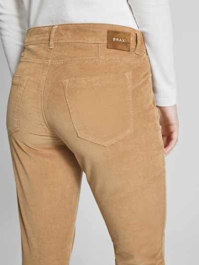 Brax Bootcut chino met structuurmotief, model 'Style. Shakira' Beige - 3