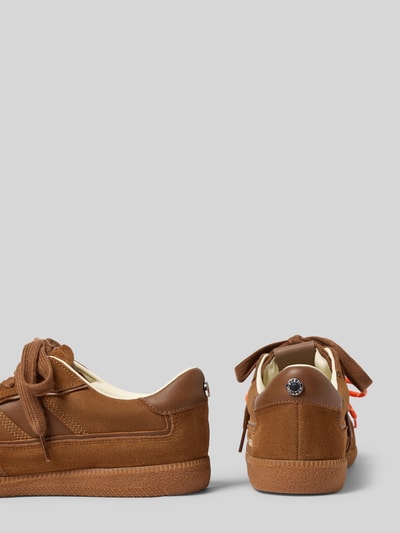 Steve Madden sneakers van leer model 'Augustine' Donkerbruin - 2