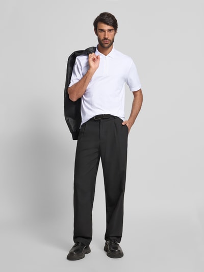 ARMANI EXCHANGE Koszulka polo z krótkim zamkiem błyskawicznym Biały 1