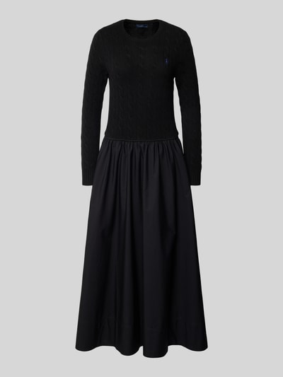 Polo Ralph Lauren Getailleerde midi-jurk van lanawolmix met kasjmier  - 2