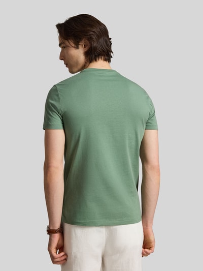 Polo Ralph Lauren Regular Fit T-Shirt aus reiner Baumwolle Hellgruen 5