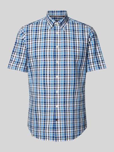 Tommy Hilfiger Regular Fit Business-Hemd mit Button-Down-Kragen Bleu 2