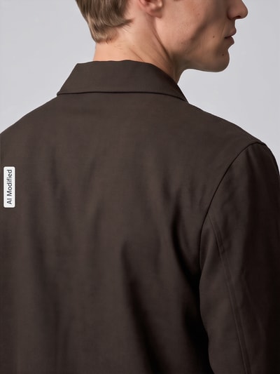 s.Oliver BLACK LABEL Blouson mit durchgehendem Reißverschluss Dunkelbraun 3