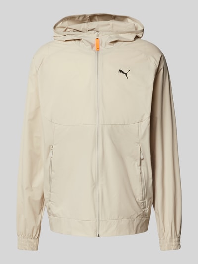 PUMA PERFORMANCE Softshell-jack met logoprint, model 'PUMATECH' Beige - 2