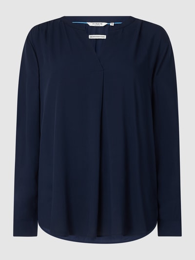 Tom Tailor Plus PLUS SIZE Blusenshirt aus Viskose Marine 2