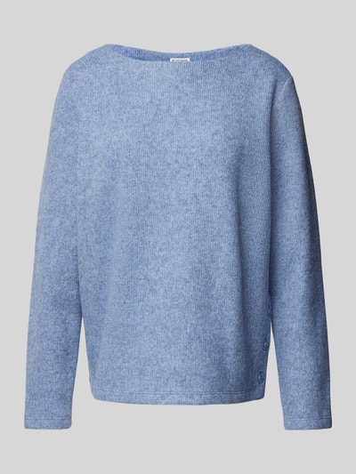 Tom Tailor Regular Fit Sweatshirt mit Mock-Neck Hellblau 2