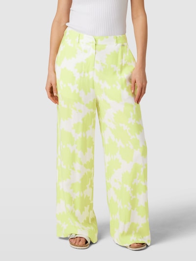 ARMANI EXCHANGE Stoffhose mit Allover-Muster Neon Gruen 4