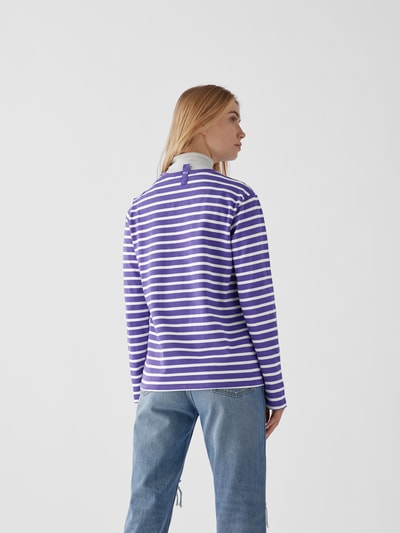 Marc Jacobs Longsleeve mit Streifenmuster Lila 5