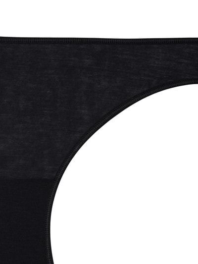 Hanro Figi z merceryzowanej bawełny model ‘Ultralight’ — szybkoschnące  Czarny 3