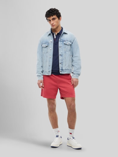 Tommy Jeans Kurtka jeansowa o kroju regular fit z czystej bawełny z naszywką z logo Jasnoniebieski 1
