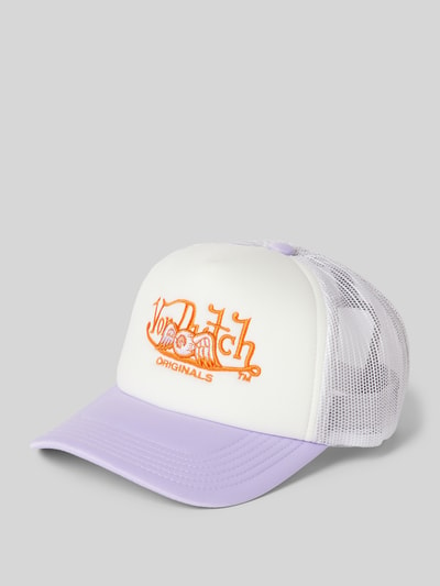 Von Dutch Czapka z daszkiem i wyhaftowanym logo model ‘SORO’ Biały 1