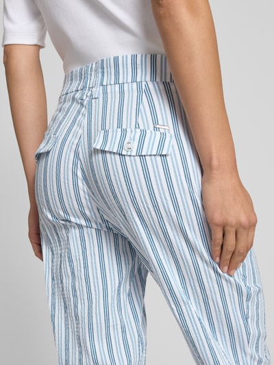 Brax Hose in verkürzter Passform mit Eingrifftaschen Modell 'MARA' Hellblau 3