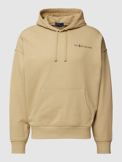 Polo Ralph Lauren Oversized Hoodie in melierter Optik Khaki 2