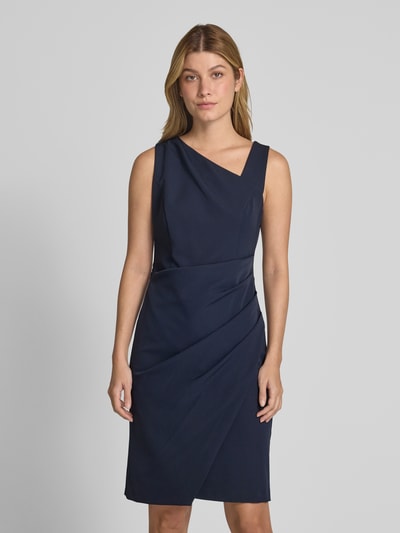Vera Mont Cocktailkleid mit seitlicher Raffung Marine 4