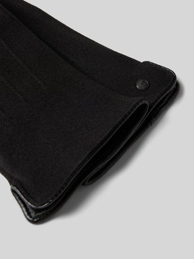 EEM Handschoenen met deelnaden Zwart - 2