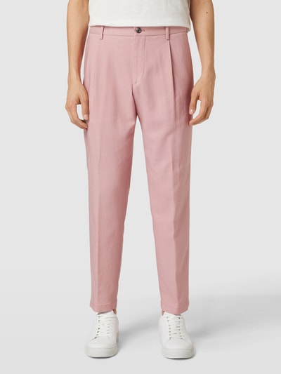 Strellson Stoffhose mit Bügelfalten Pink 4