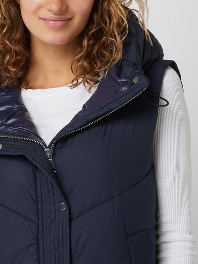 s.Oliver RED LABEL Bodywarmer met capuchon Marineblauw - 3