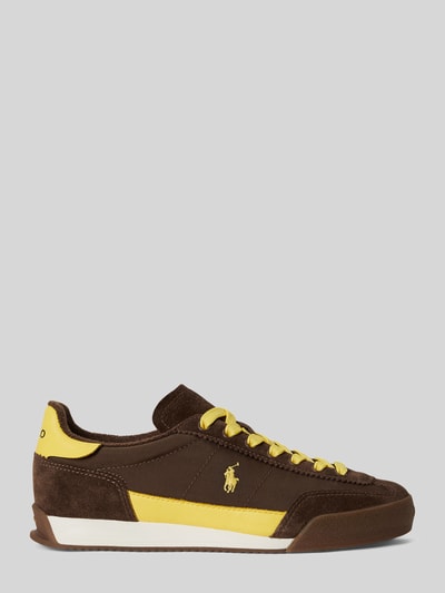 Polo Ralph Lauren Sneaker aus echtem Rindsleder Modell 'HESTER' Dunkelbraun 2