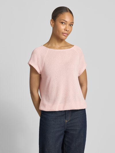 OPUS Strickshirt aus Viskose-Mix Modell 'Svalla' Rose 4