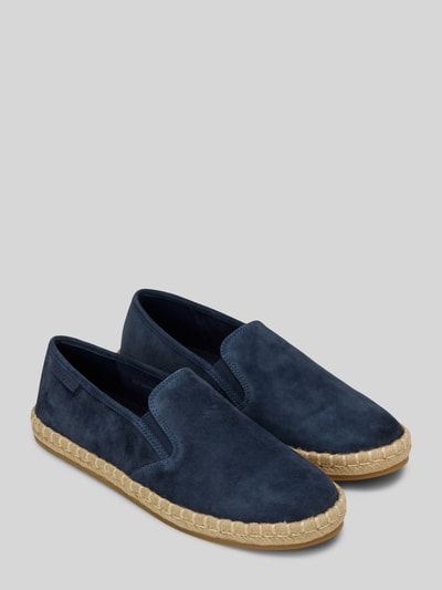 Marc O'Polo Espadrilles aus echtem Leder mit Logo-Patch Marine 1