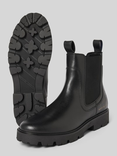 Tommy Hilfiger Chelsea Boots aus echtem Leder Black 4