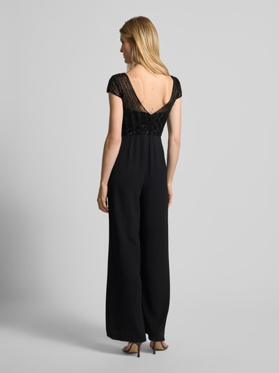 Hey Kyla Jumpsuit mit Ziersteinbesatz Black 5