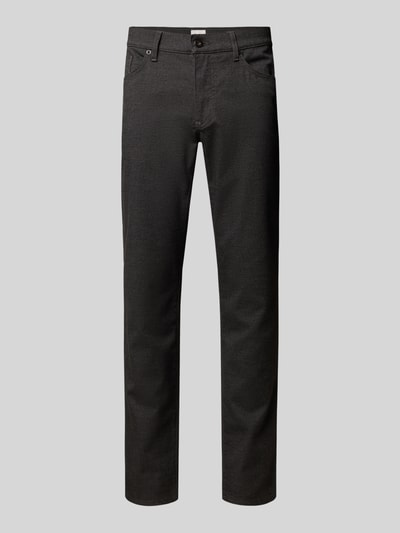 Brax Stoffen broek met viscose in 5-pocketmodel, model 'Cadiz' Antraciet - 2