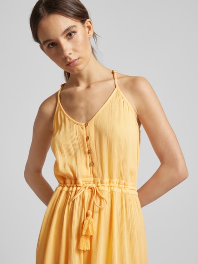 Rip Curl Długa sukienka na regulowanych, cienkich ramiączkach Pomarańczowy 3