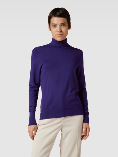 Christian Berg Woman Longsleeve mit Rollkragen Purple 4